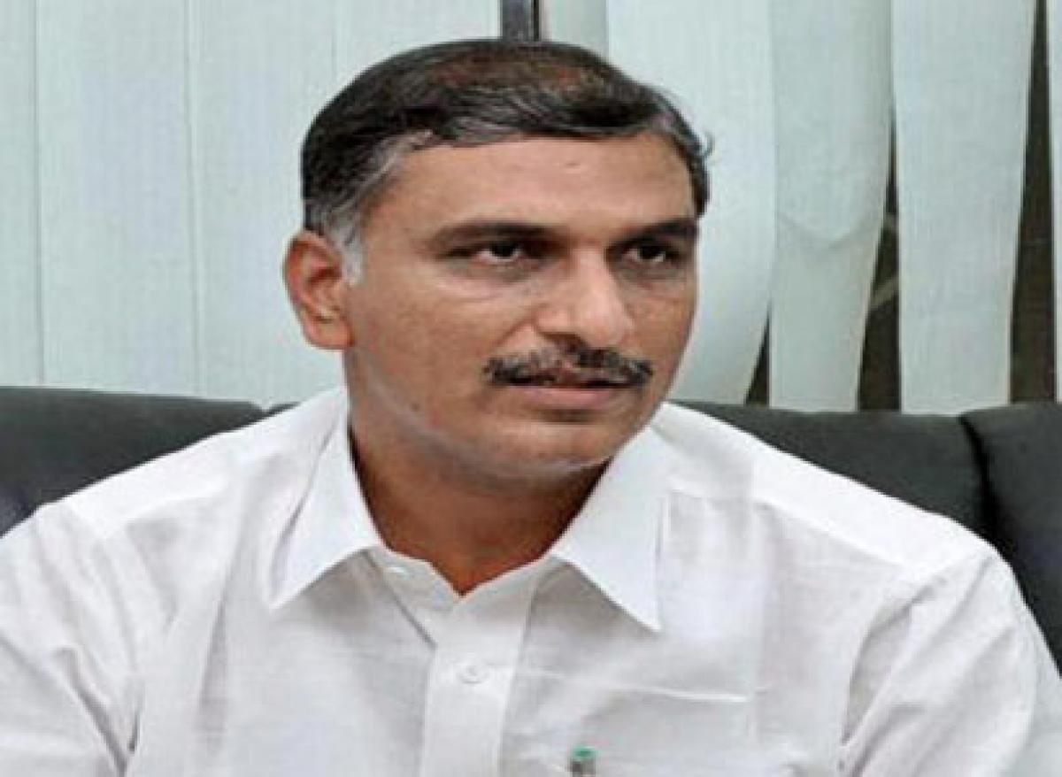 Harish Rao seeks funds for drought relief from the Centre